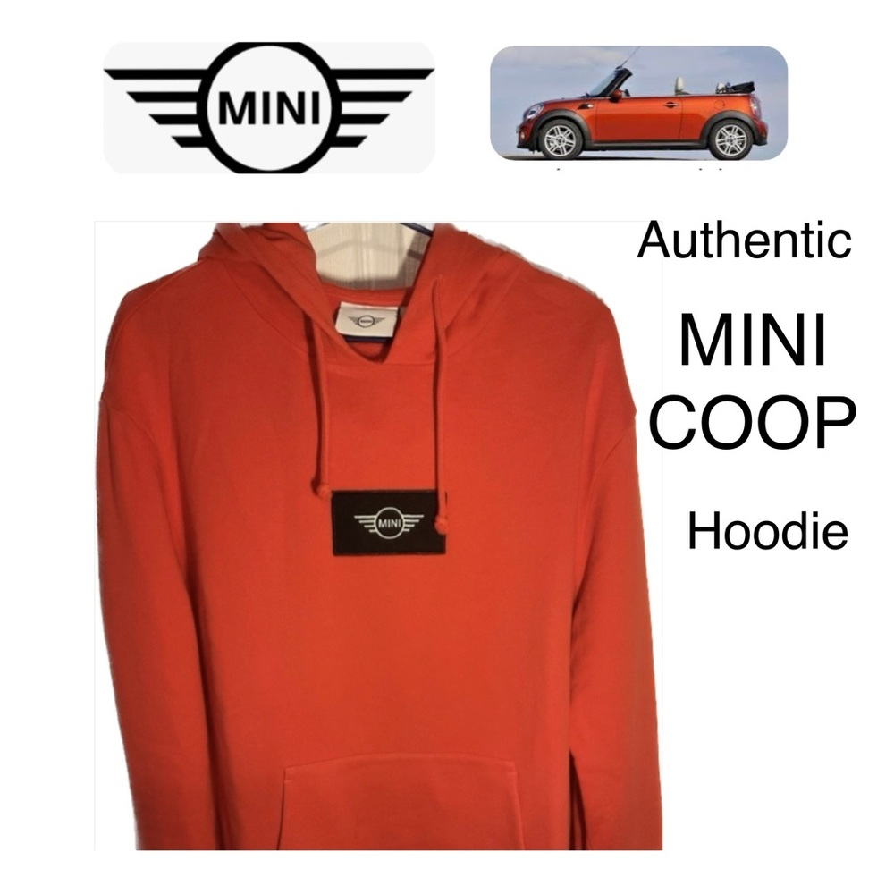 Women’s Orange Mini Cooper Hoodie